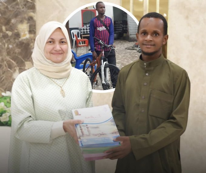 Pelajar Asal Guinea Bersepeda Sejauh 4000 KM Untuk Dapat Berkuliah Di Universitas Al-Azhar Mesir